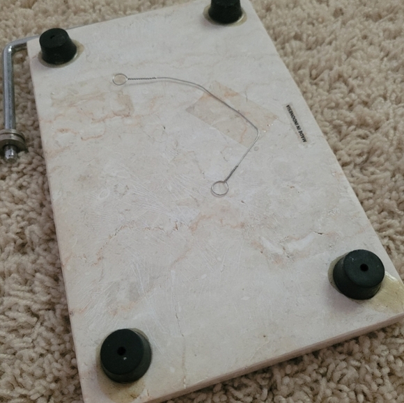 Marble Cheese Slicer Board with Blade/Handle Serverware Party Hosting - Picture 8 of 10